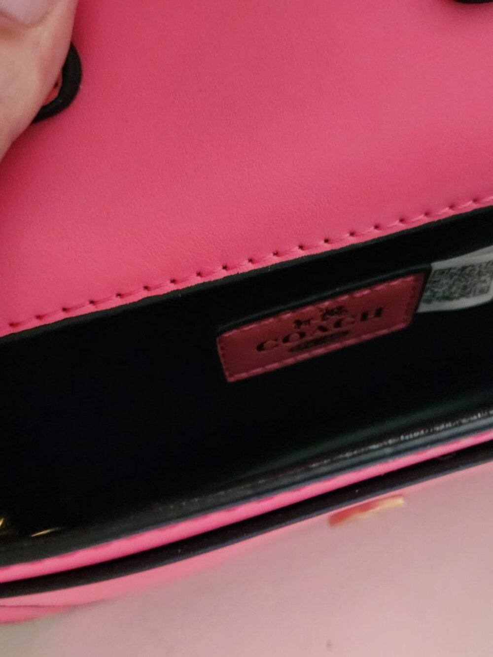 New Coach Tabby Pink Leather Shoulder Bag Purse - Picture 4 of 7